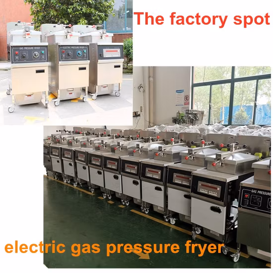 Electric Chicken Pressure Frying Equipment for Kitchen Equipment with Computer Control
